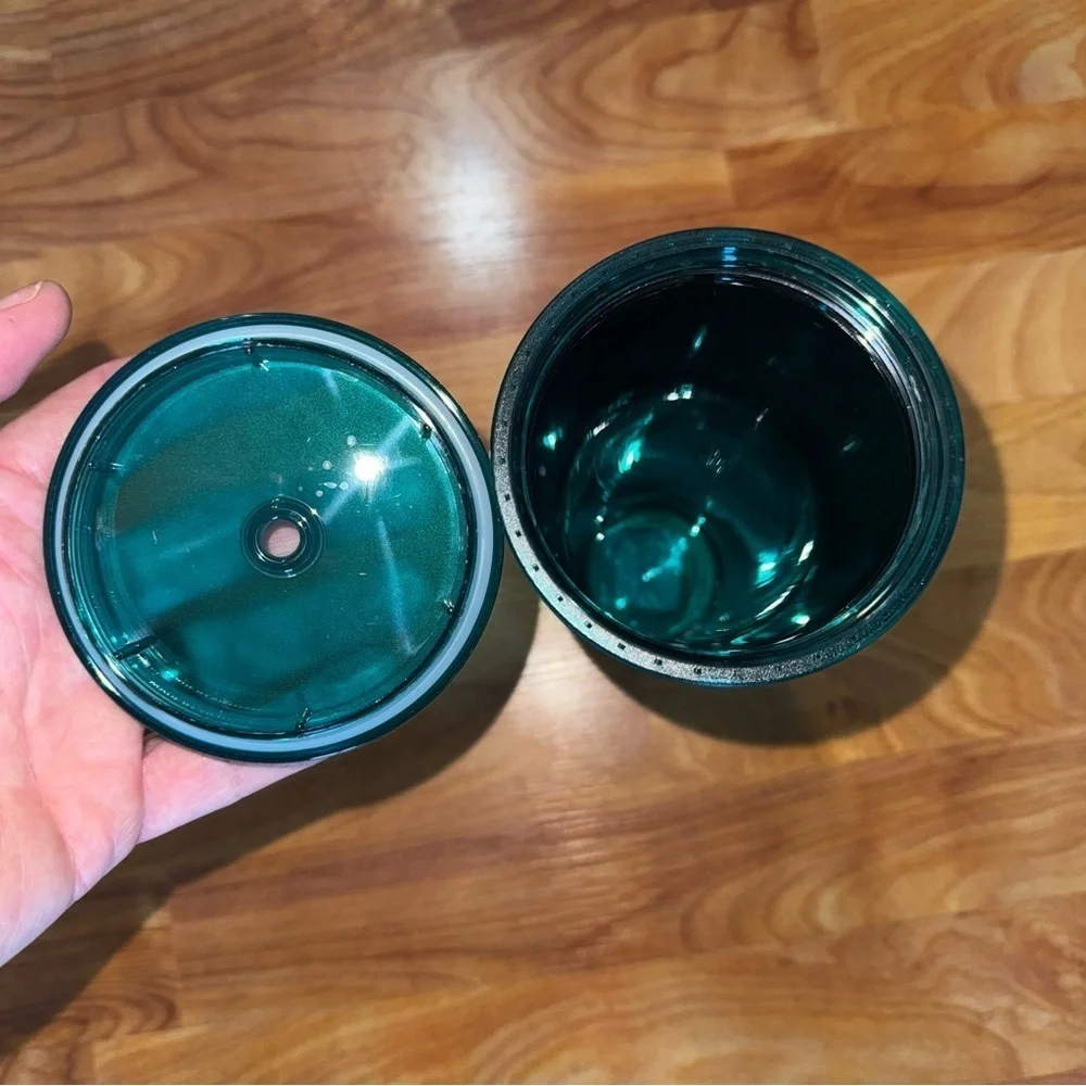 Starbucks Holographic Emerald Green Mermaid Scales Cup - No Straw 24 Ounces
